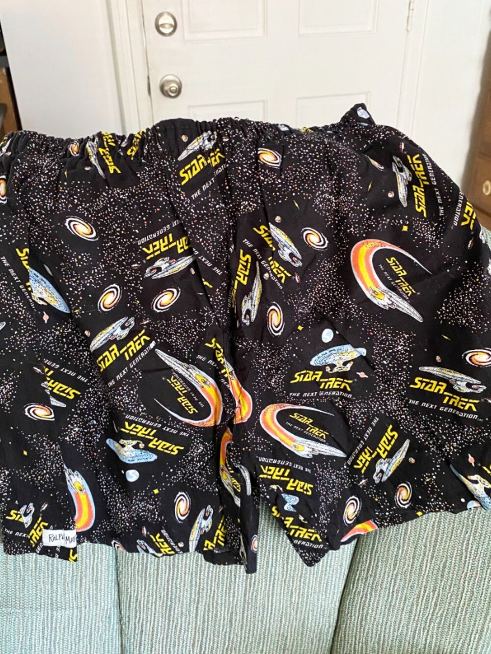 Star Trek Boxer-Style Shorts - Ladies Boxer Shorts - Elastic Waist, size Large